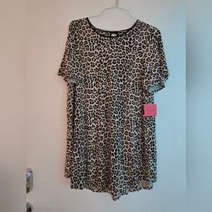 Kate Spade Leopard Night Shirt - M